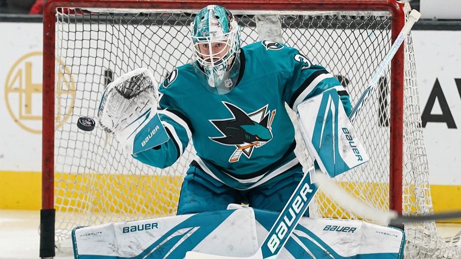 San Jose Has Five Goaltenders Under Contract And Not One Of Them Can Be Sent Down For Free